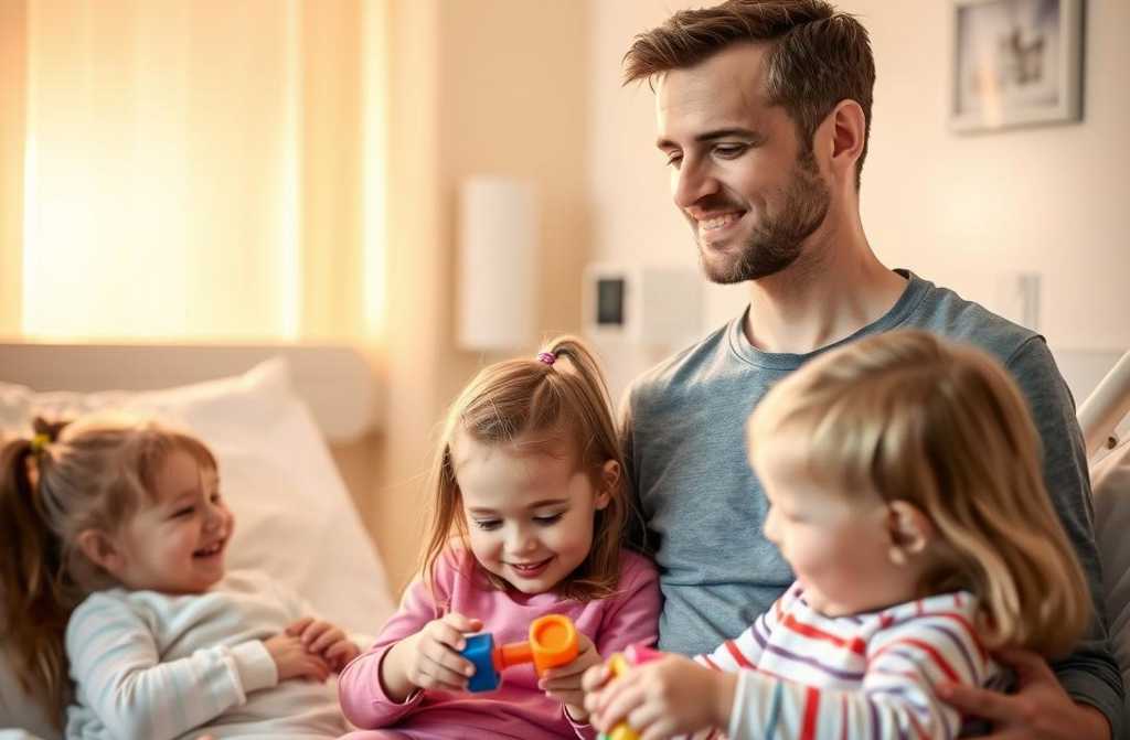 Ein Schatten der Hoffnung: Der unerwartete Besucher im Krankenzimmer