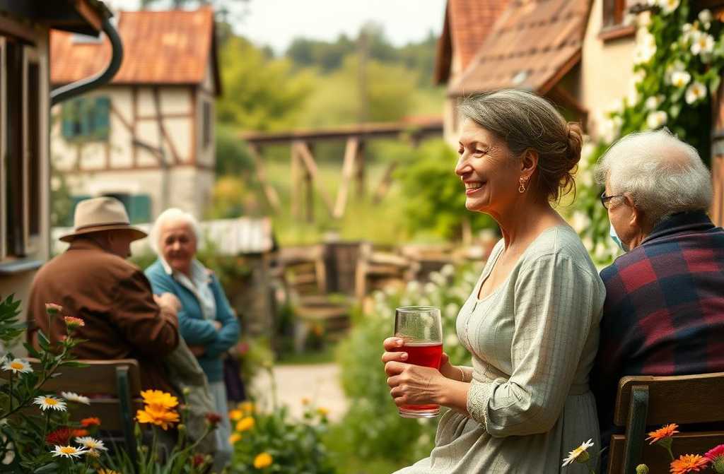 Der Ehemann schickte seine Frau aufs Land, um abzunehmen, damit er ungestört mit seiner Sekretärin Spaß haben konnte.