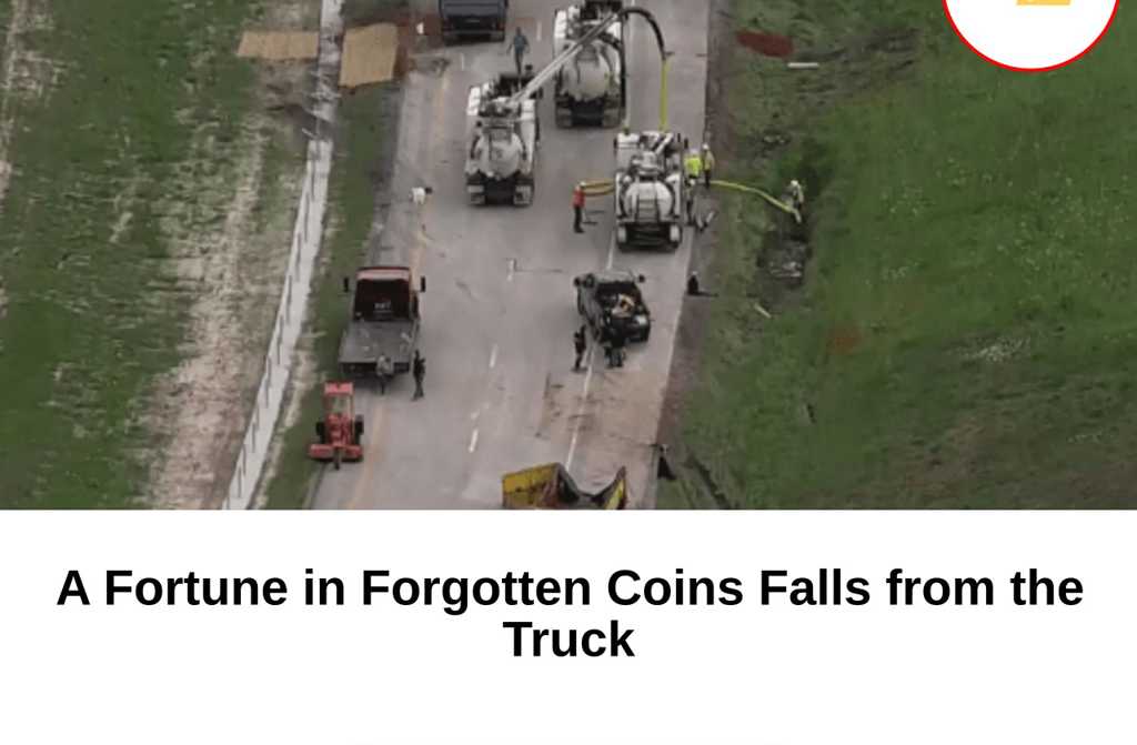 A Fortune in Forgotten Coins Falls from the Truck
