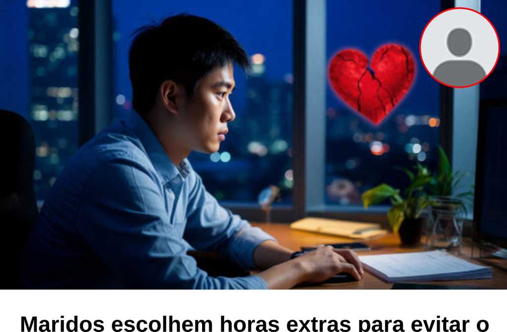 Maridos escolhem horas extras para evitar o lar