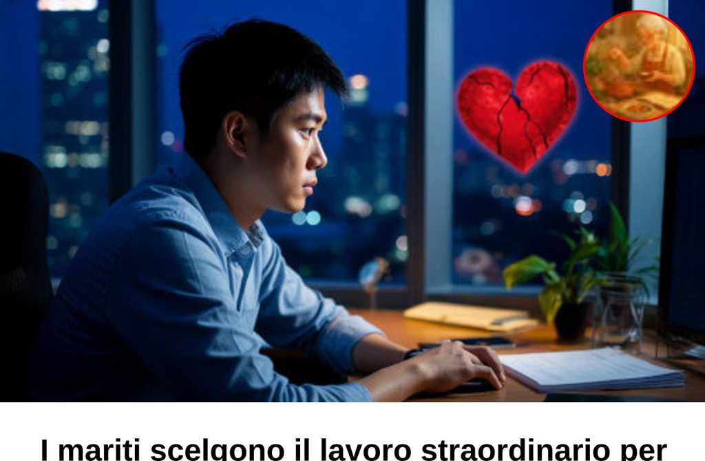 I mariti scelgono il lavoro straordinario per sfuggire a casa