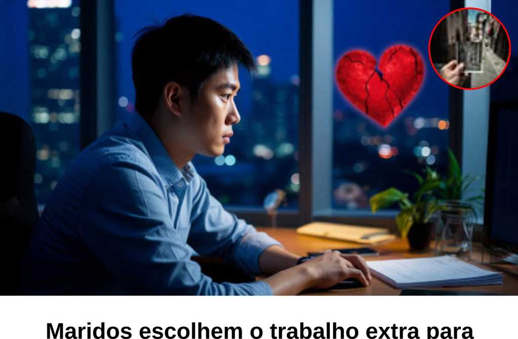 Maridos escolhem o trabalho extra para escapar do lar