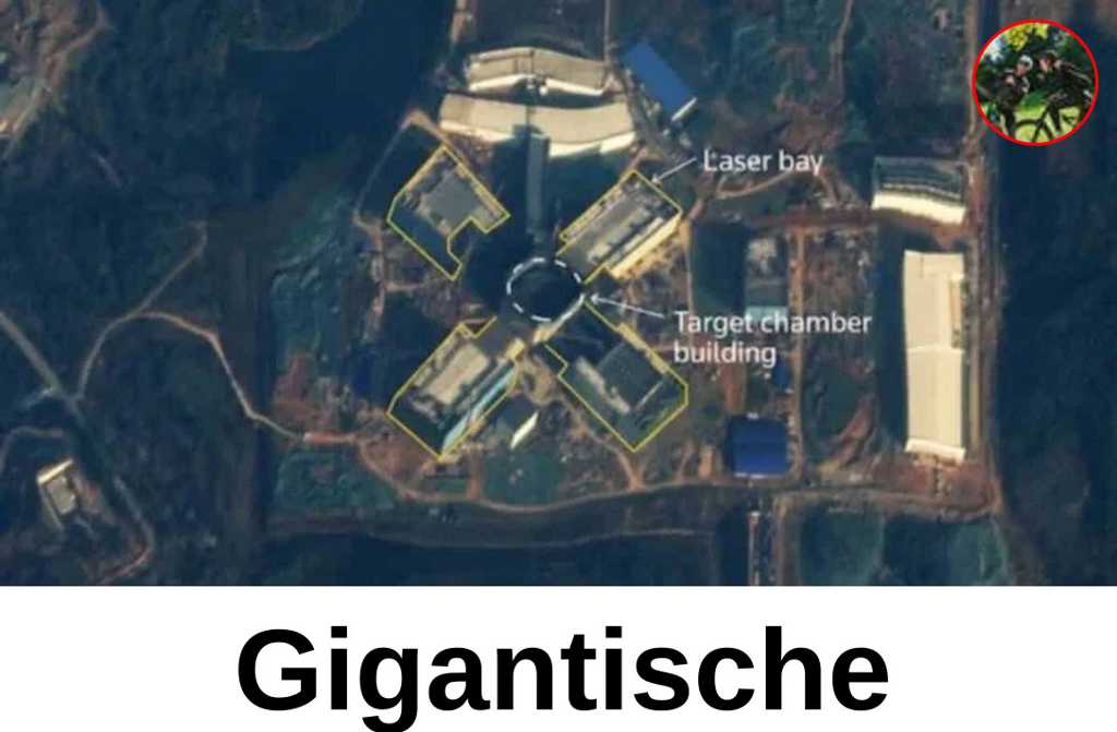 Gigantische Entdeckung: Ein Satellitenblick auf einen geheimen atomaren Komplex