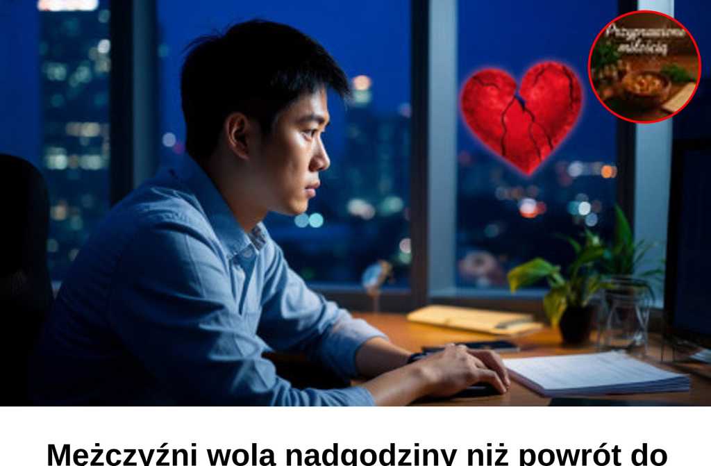 Mężczyźni wolą nadgodziny niż powrót do domu