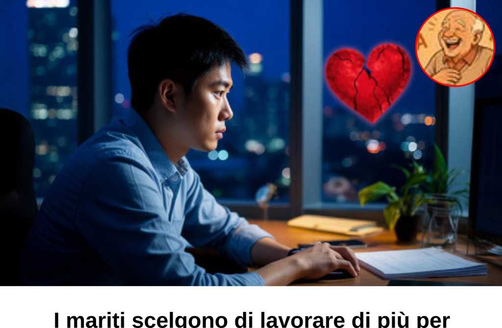 I mariti scelgono di lavorare di più per evitare di tornare a casa.