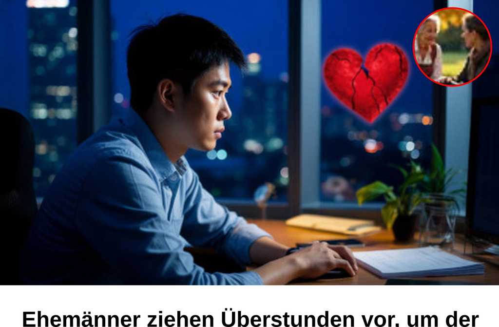 Ehemänner ziehen Überstunden vor, um der Heimkehr zu ihren Frauen zu entkommen