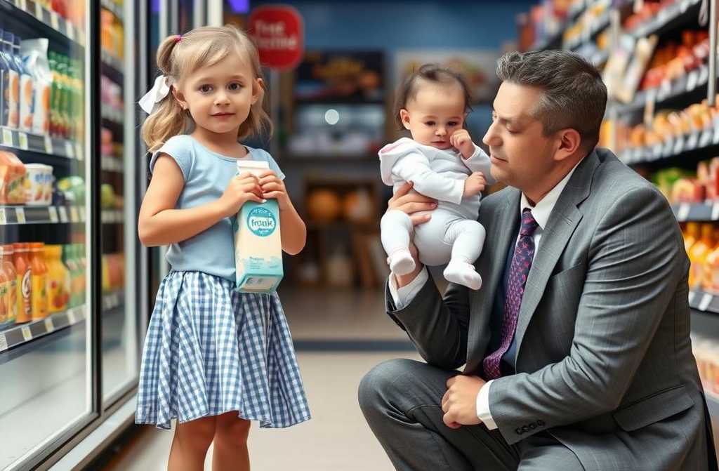 Menina Pede Leite para o Irmãozinho — e um Gestro Transforma suas Vidas