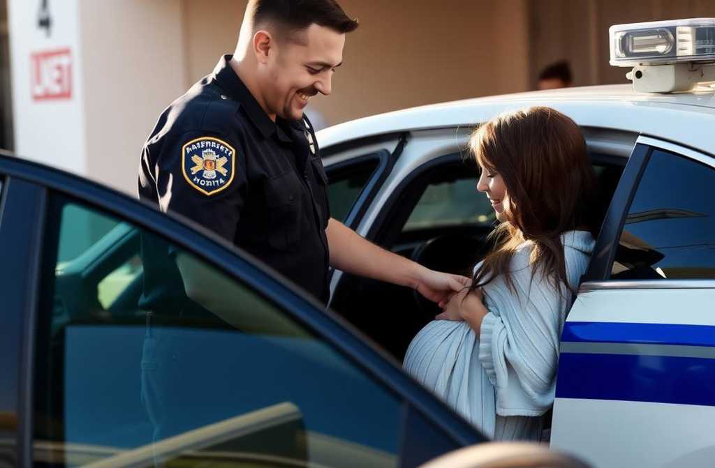 Ao parar uma motorista em alta velocidade, descobri algo inesperado sob seus pés