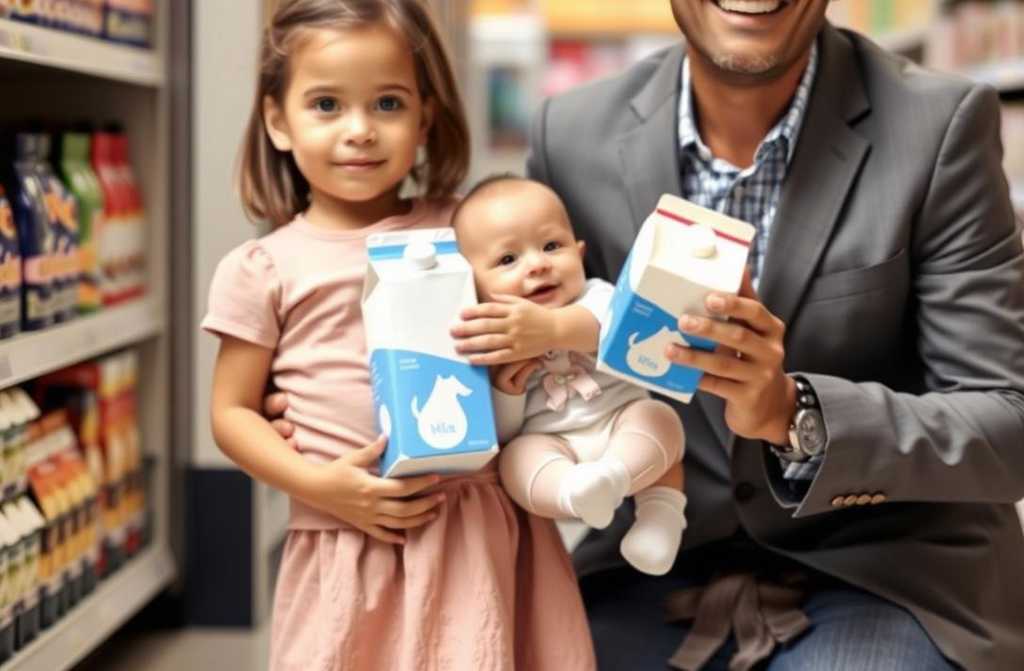 Una niña pidió leche para su hermanito y lo que sucedió después les cambió la vida