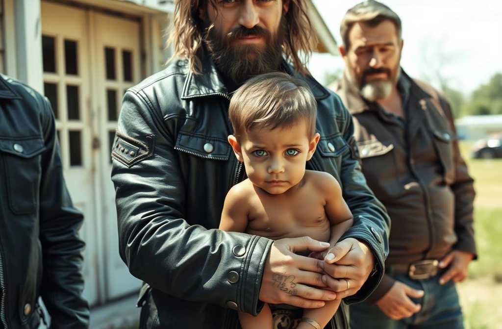 Moteros hallan a un niño encadenado en casa abandonada con mensaje de su madre fallecida